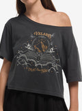 A Court Of Thorns And Roses Velaris Book Girls Off-Shoulder T-Shirt