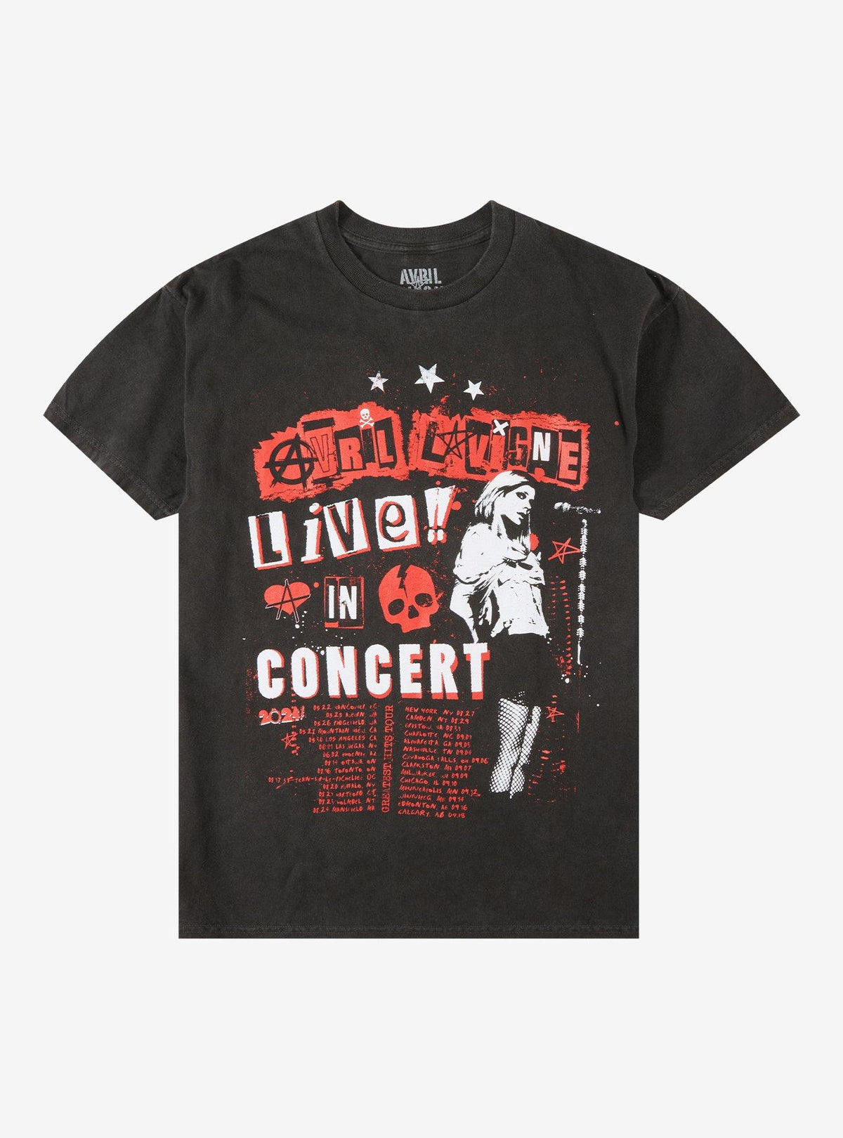 Avril Lavigne Live In Concert T-Shirt