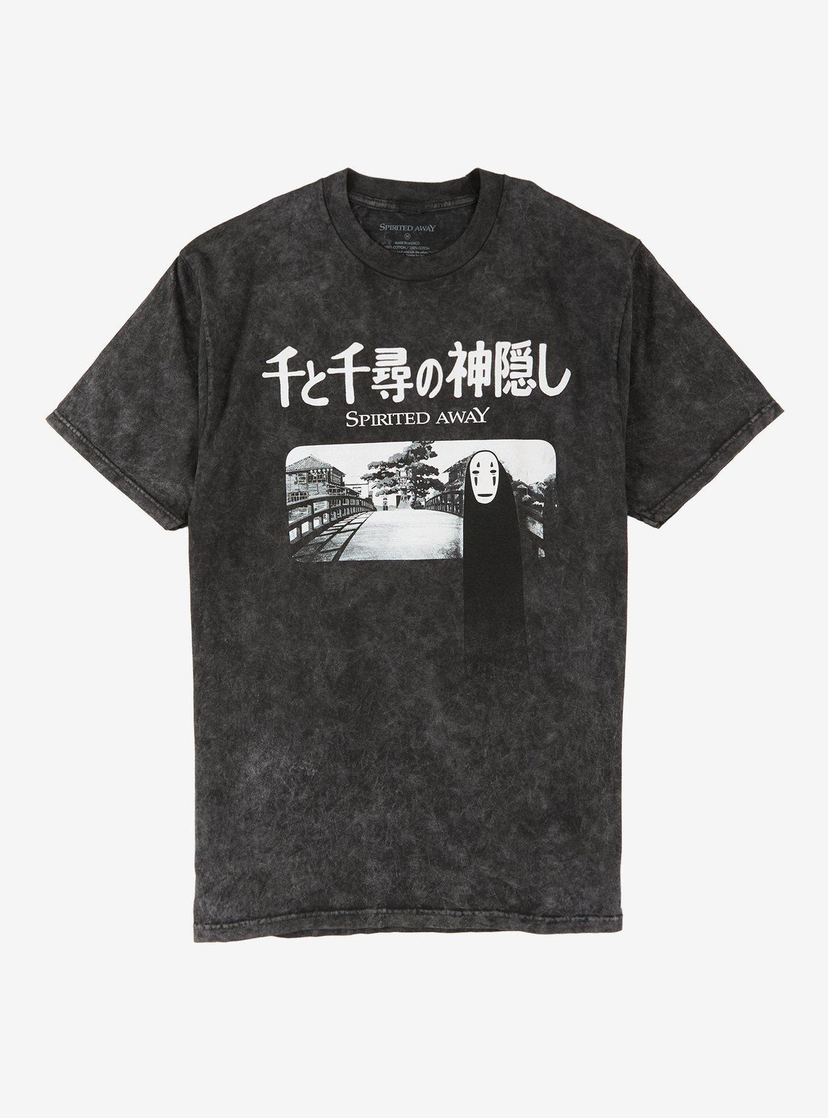 Studio Ghibli® Spirited Away No-Face Monochrome Dark Wash T-Shirt