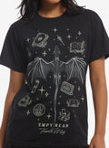 Fourth Wing Dragon Icons T-Shirt