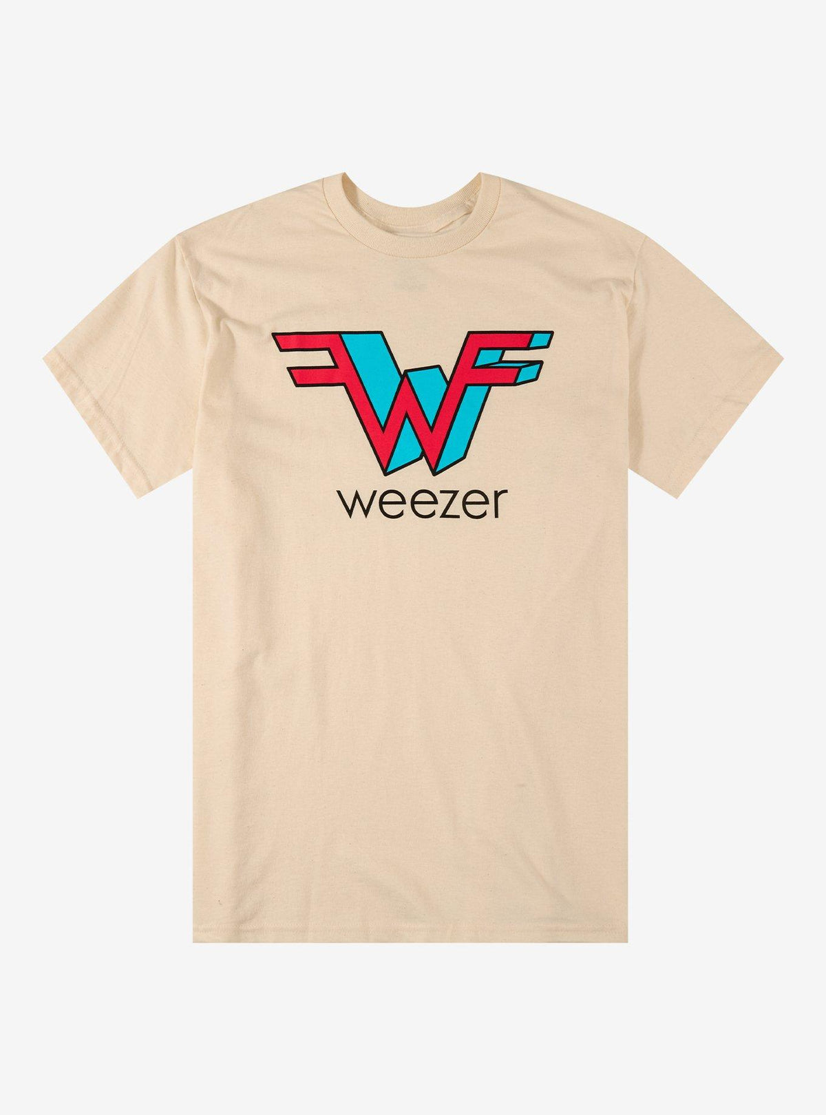Weezer Red & Blue Logo T-Shirt