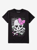 Skull & Crossbones Bow Collage T-Shirt