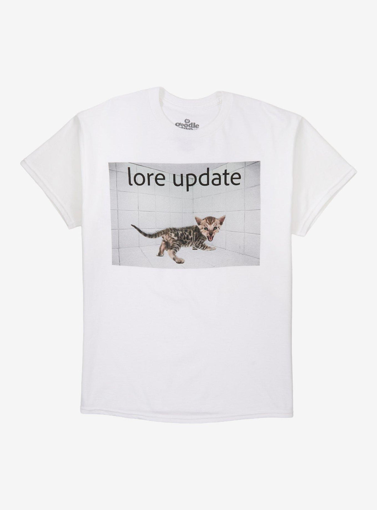 Lore Update Cat T-Shirt By Goodie Two Sleeves