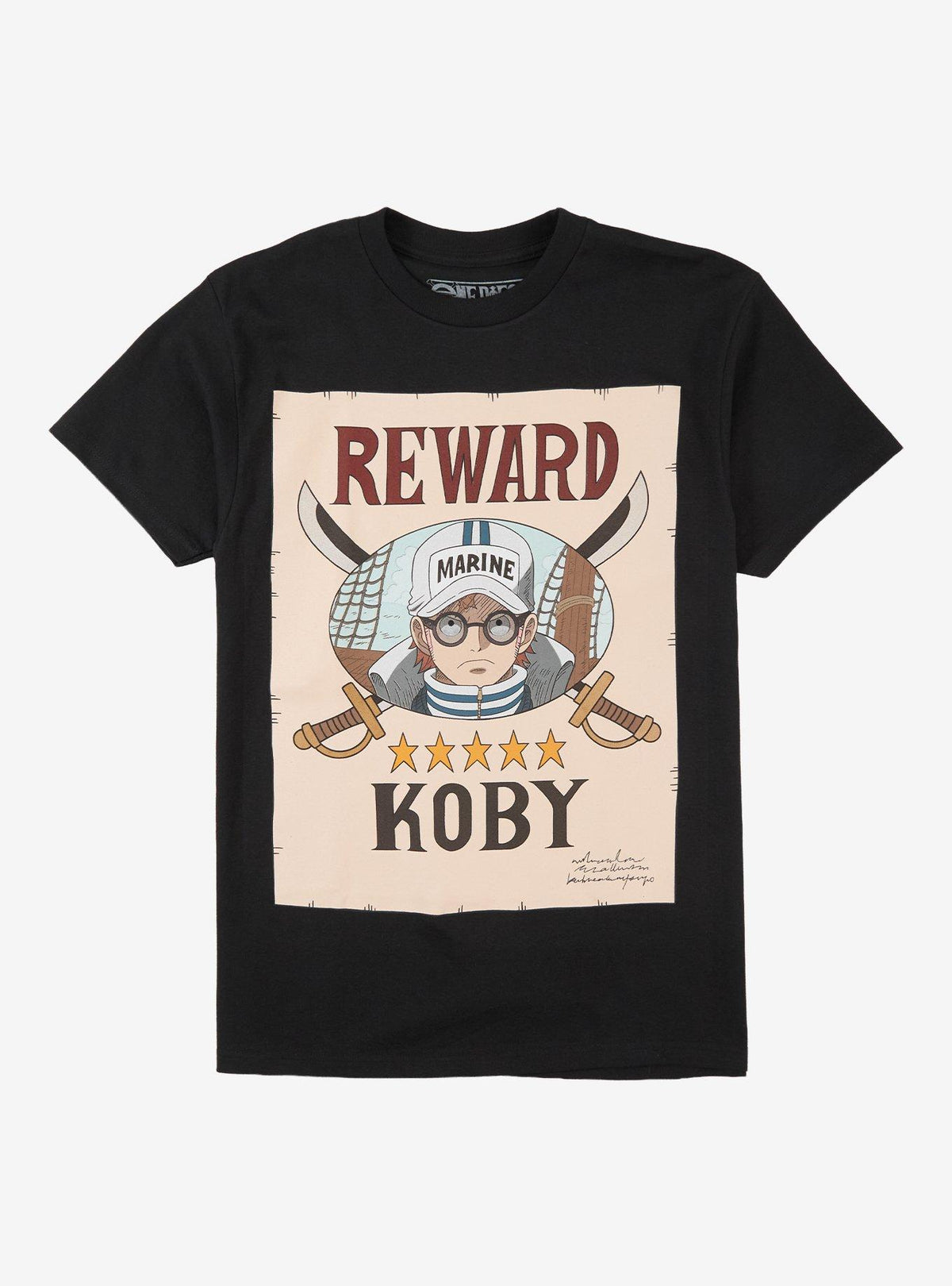 One Piece Koby Wanted T-Shirt