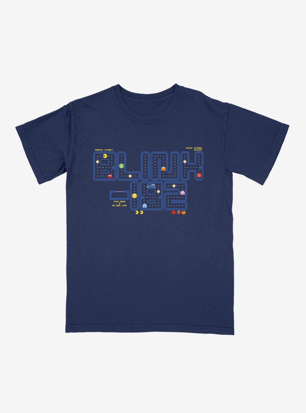 Blink-182 X Pac-Man Maze T-Shirt Hot Topic Exclusive