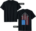 On Back Patriotic Usa Flag Fighter Jets Military 4Th Of July