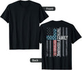 Faith Family Fishing Usa Christian Cross Flag On Back