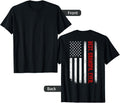 Mens Fathers Day Best Grandpa Ever With Us American Flag On Back