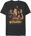 Warner Bros Lord Fellowship Of Ring Character Heads Mens Tops Short Sleeve