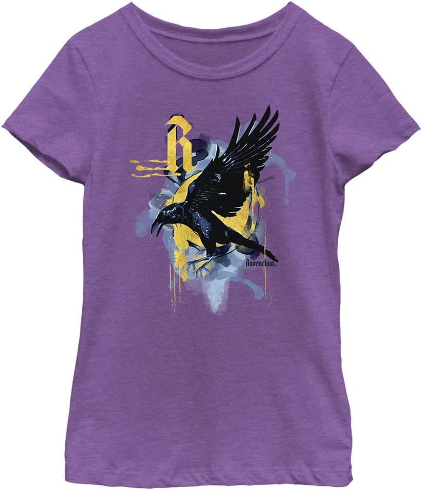 Harry Potter Girls R Ravenclaw T Shirt Pur Berry Large
