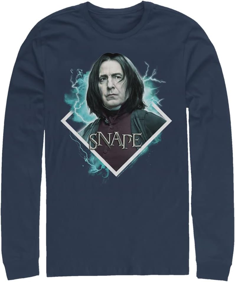 Harry Potter Snape Face Mens Tops Long Sleeve Tee Shirt