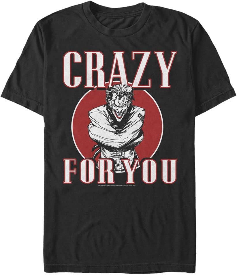 Warner Bros Mens Crazy Joker Love