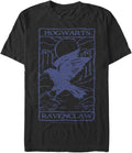 Harry Potter Mens Big Tall Ravenclaw Tarot T Shirt Black 2X Large