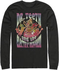 Disney Big Tall Mens Muppets Dr Teeth Band Tops Long Sleeve Tee Shirt