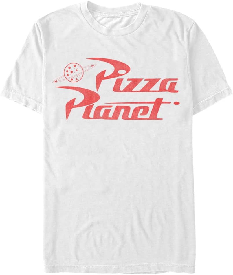 Big Tall Pixar Toy Story Pizza Planet Mens Tops Short Sleeve Tee