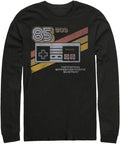 Nintendo Mens Nes Tops Long Sleeve Tee Shirt