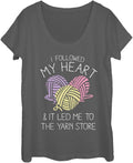 Fifth Sun Heart Yarn Women's Short Sleeve Tee Shirt