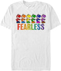 Nintendo Yoshi Fearless Mens Tall Tops Short Sleeve Tee Shirt White