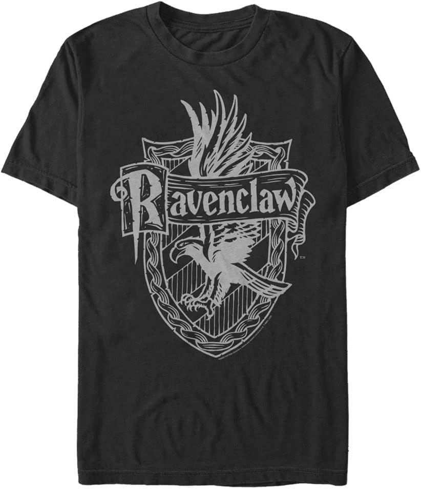 Harry Potter Warner Brothers Sorcerers Stone Ravenclaw Crest Mens Tops Short Sleeve