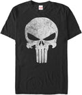 Big Tall Classic Punisher Distresskull Mens Tops Short Sleeve Tee Shirt