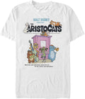 Aristocats Classic Poster Mens Tops Short Sleeve Tee Shirt