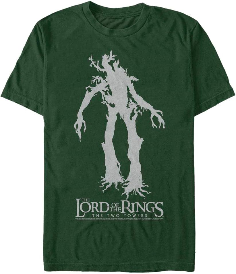 Warner Bros Lord Of Rings Two Towers Tree Beards Young Mens Short