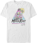 Nintendo Beach Race Mens Tops Short Sleeve Tee Shirt White