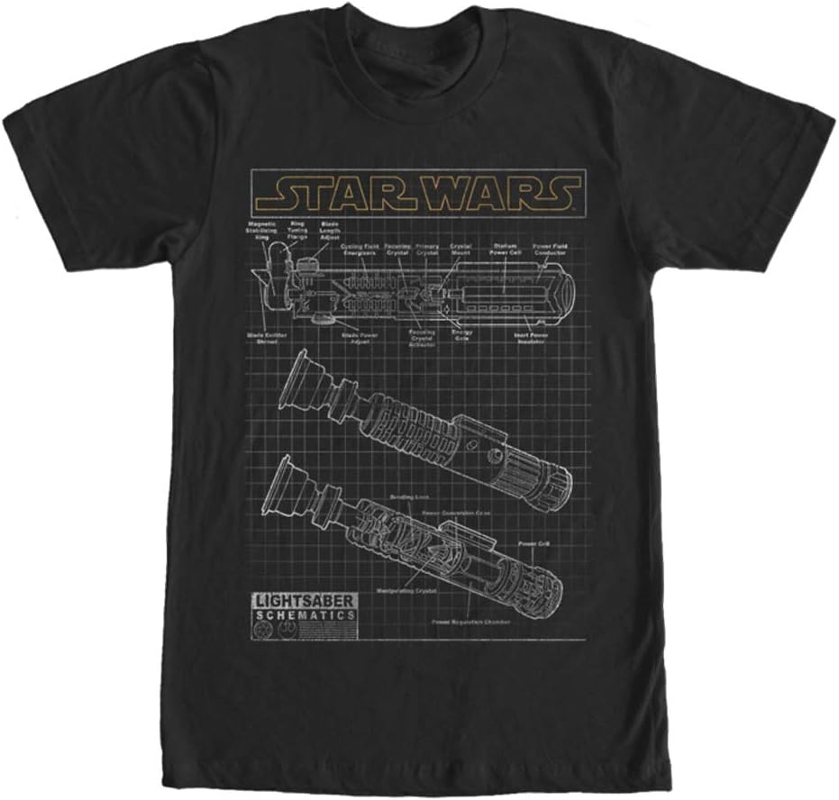 Star Wars Mens Lightsaber Schematics