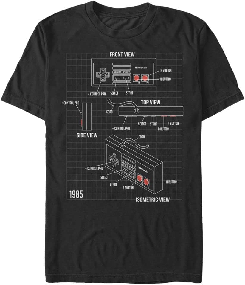 Nintendo Mens Big Tall Nes Schematic