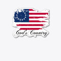 Betsy Ross Flag- Gods Country Shirt