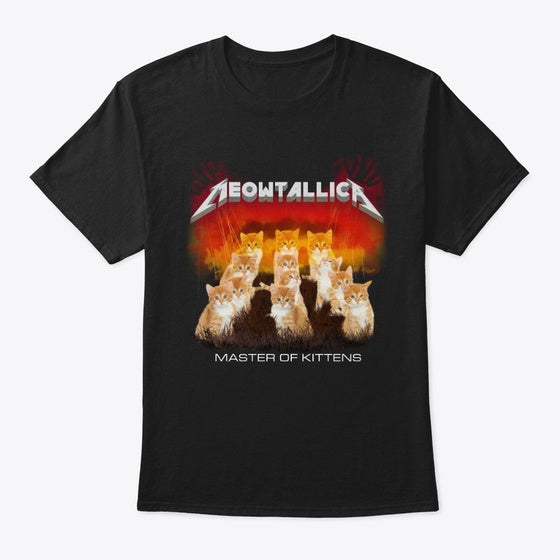 Meowtallica - Master Of Kittens | Premium Unisex T-Shirt
