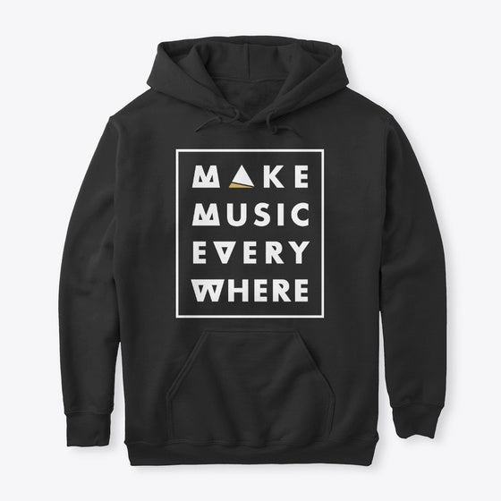 Make Music Hoodie - Black | Premium Unisex T-Shirt