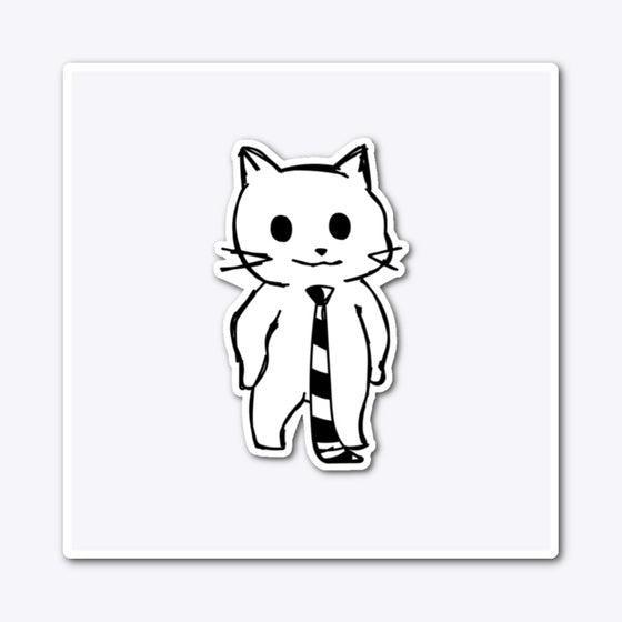 Tie Cat Sticker | Premium Unisex T-Shirt, Trending Graphic Tee