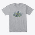 Mountainside Landscape Photography | Premium Unisex T-Shirt