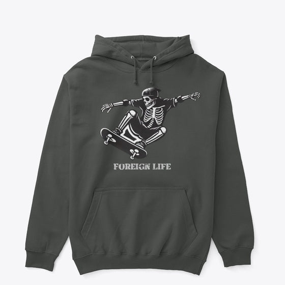 Foreign Life Skater Bones | Graphic T-Shirt for Unisex