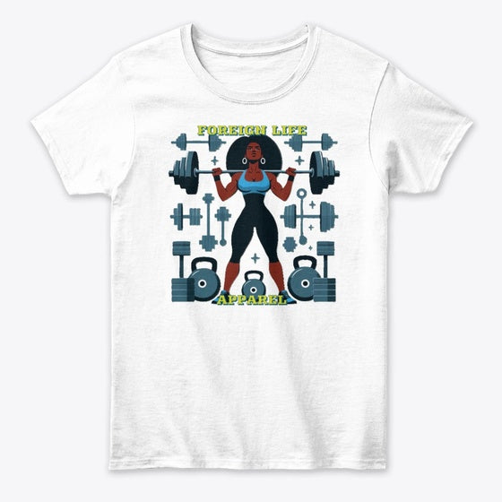 Foreign Life Woman Exercise | Graphic T-Shirt for Unisex