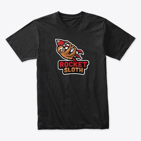 Rocket Sloth Basic Logo T Shirt T Shirt Viral US Style Streetwear Essential
