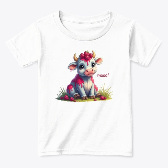 Cute Raspberry Cow | Graphic T-Shirt for Unisex
