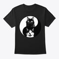 Yin Yang Cat Shirt | Premium Unisex T-Shirt, Trending Graphic Tee