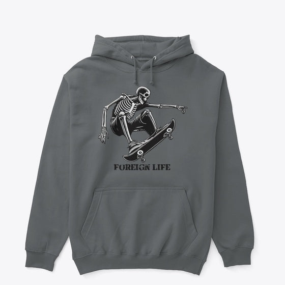 Foreign Life Skelton Skater | Graphic T-Shirt for Unisex