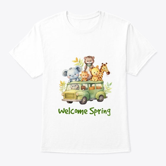 Spring season cute animal kids tshirt | Graphic T-Shirt for Unisex