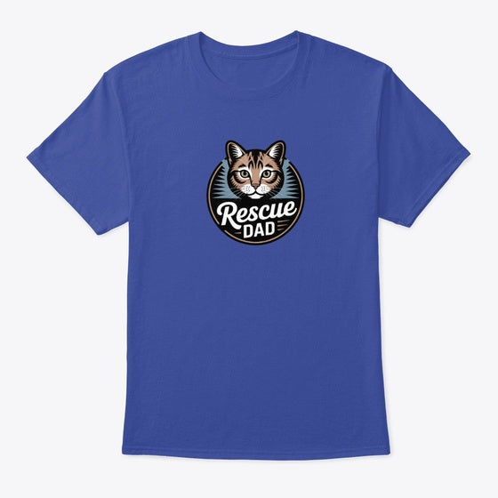 Rescue Dad Cat | Premium Unisex T-Shirt, Trending Graphic Tee
