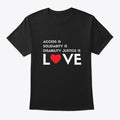 Love Is assorted colors | Premium Unisex T-Shirt