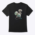 SKATEBOARDING SPACE SQUIRREL | Premium Unisex T-Shirt