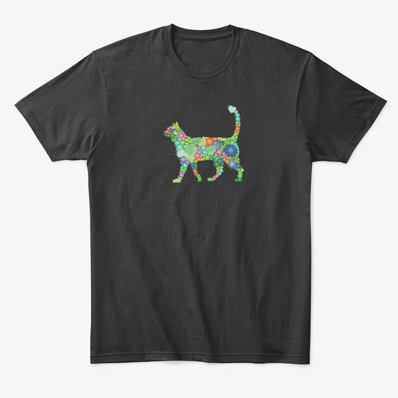 The Succulent Cat | Premium Unisex T-Shirt