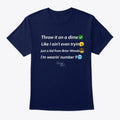 Trace McSorley Lyric Tee Navy | Premium Unisex T-Shirt