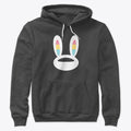 Space Bunny Hoodie Dark | Premium Unisex T-Shirt