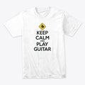 Keep Calm Play Guitar logo Apparel Viral US Style Gaming Fan Favorite