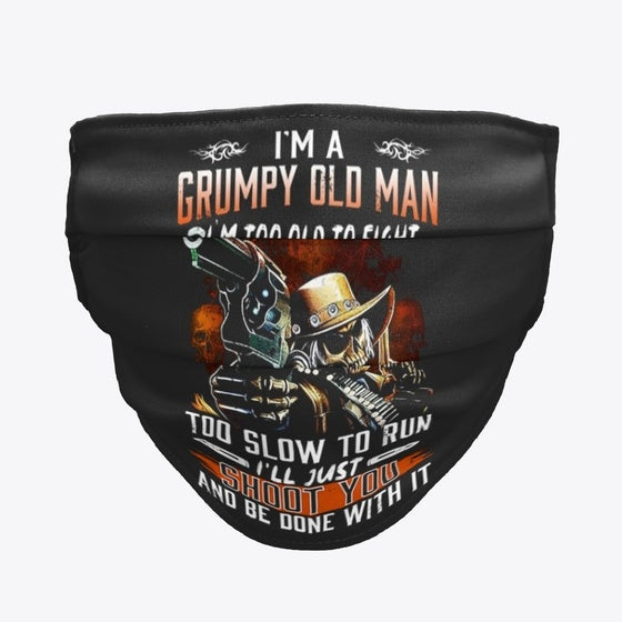Skull Old Man Sticker | Premium Unisex T-Shirt