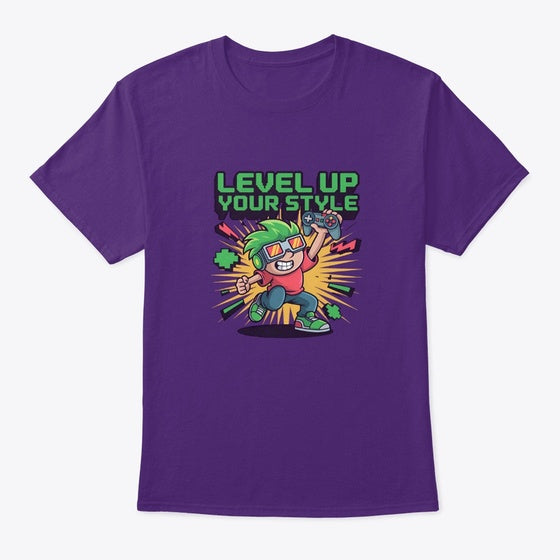 Level Up Your Style Apparel Premium Quality Gaming Fan Favorite
